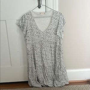 Altar'd State Black and White Patterned Dress